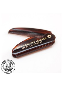 7778 Folding Pocket Moustache Comb, Captain Fawcett